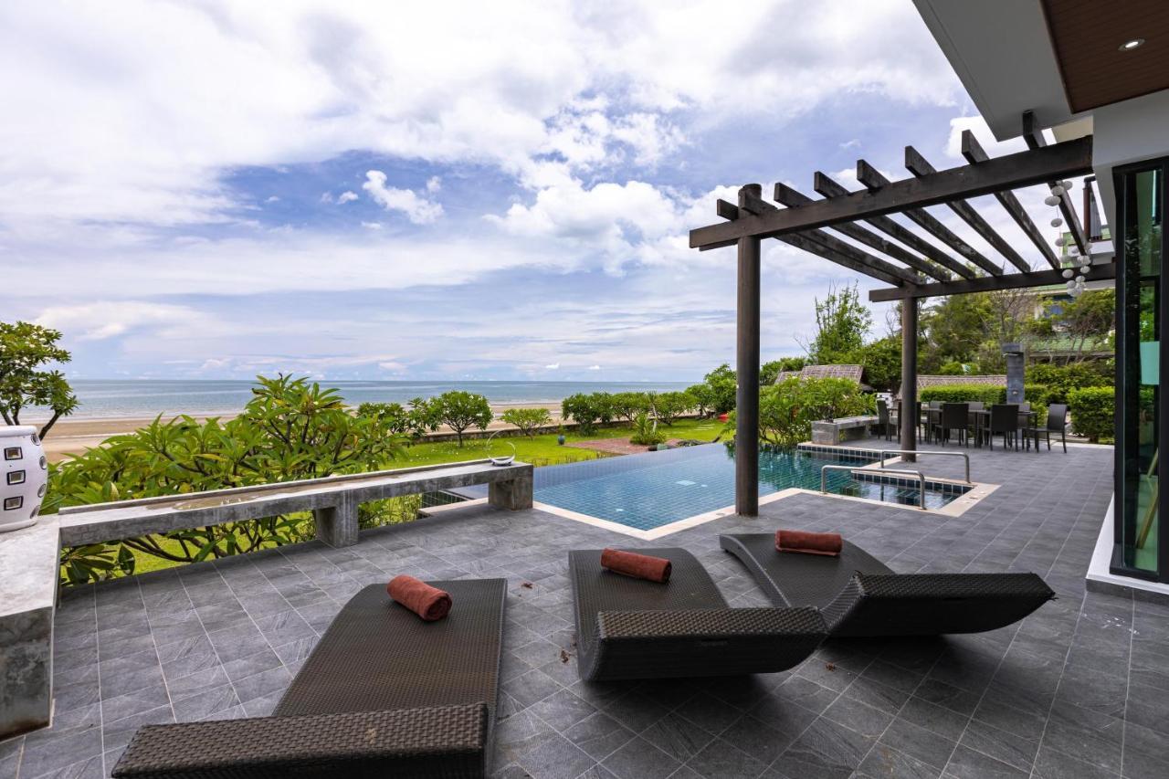Beachfront Modern 4 Bedroom Pool Villa - Rv HHQ Exterior foto