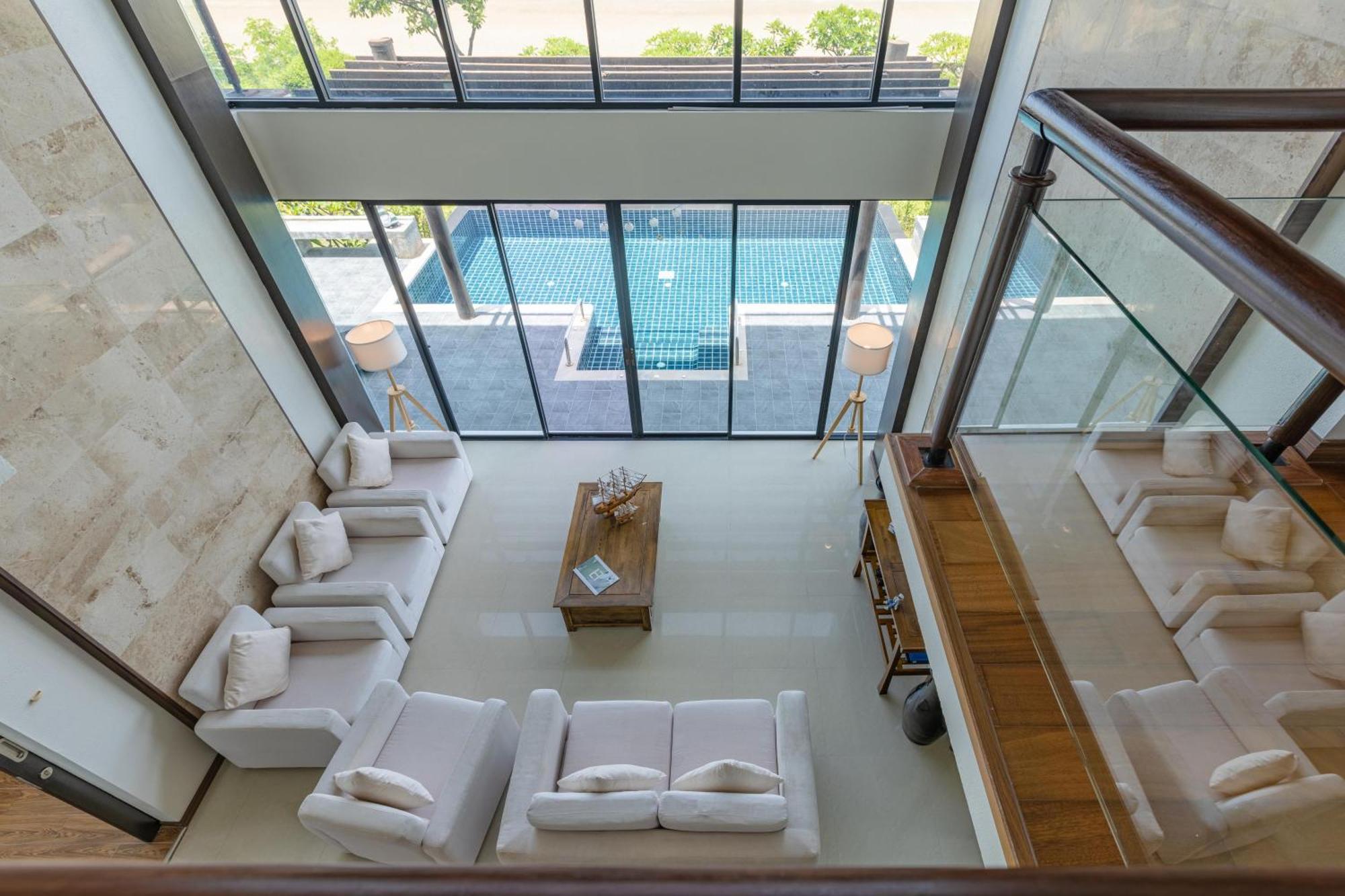 Beachfront Modern 4 Bedroom Pool Villa - Rv HHQ Exterior foto