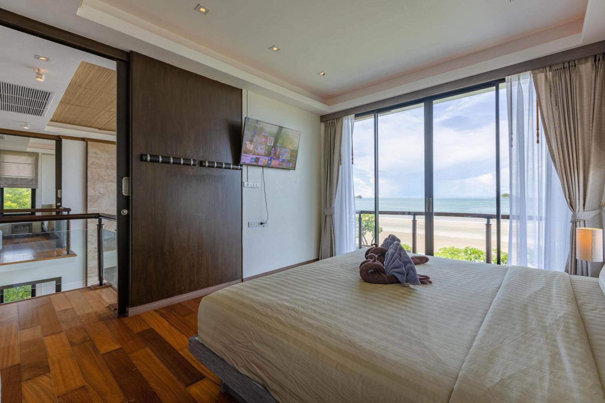 Beachfront Modern 4 Bedroom Pool Villa - Rv HHQ Exterior foto