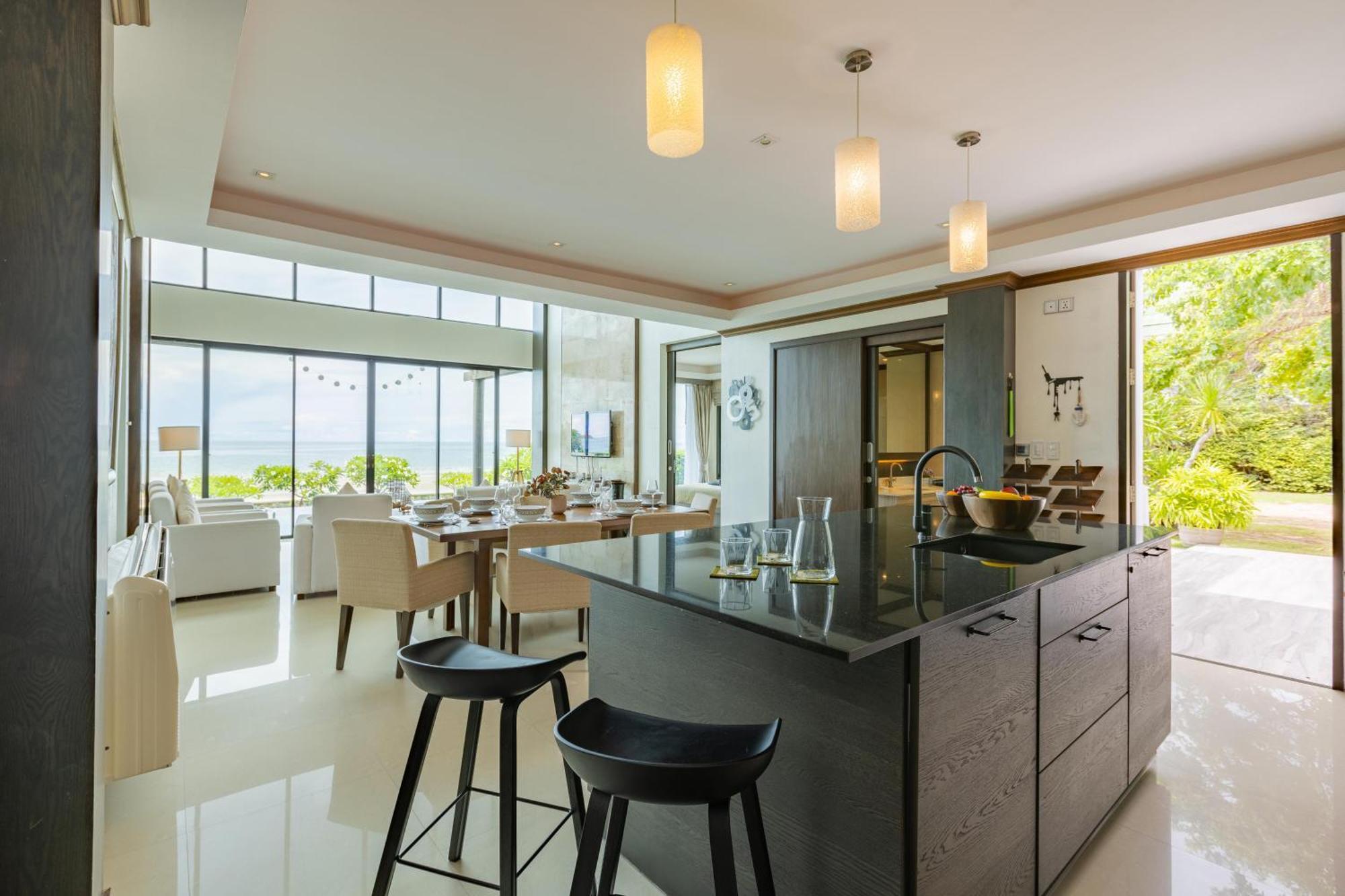 Beachfront Modern 4 Bedroom Pool Villa - Rv HHQ Exterior foto